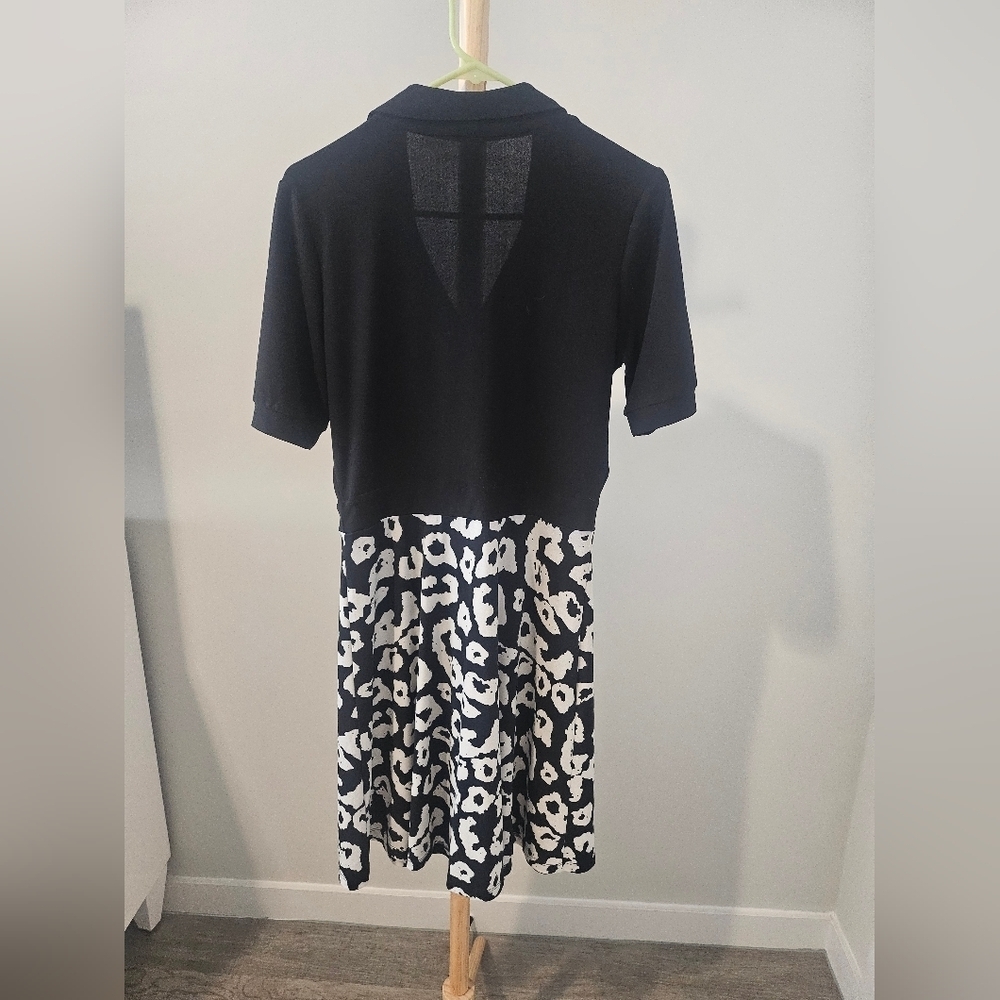 Black and White Animal Print Dress - Picture 2 of 3